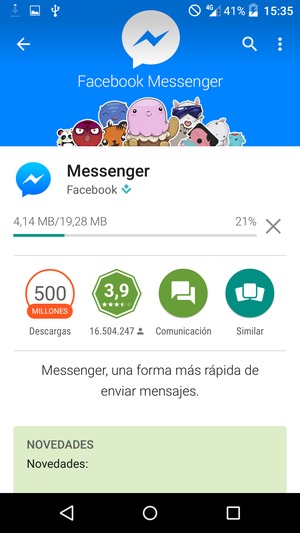 Espere a que el proceso de instalación finalice