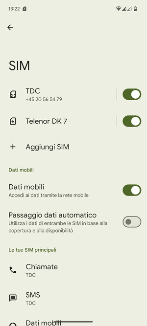 La tua eSIM è ora
attivata