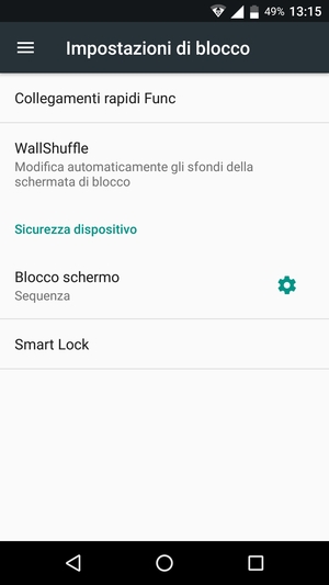 Il tuo telefono è ora protetto dal blocco schermo