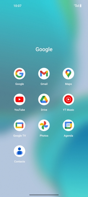 Sélectionnez Gmail
