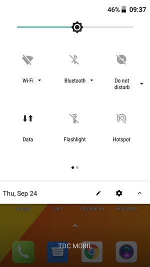 Select the Settings button