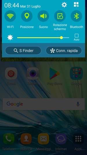 Disattiva Wi-Fi e Bluetooth