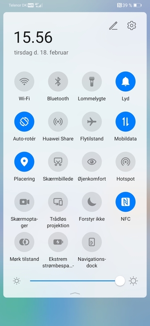 Slå Placering fra