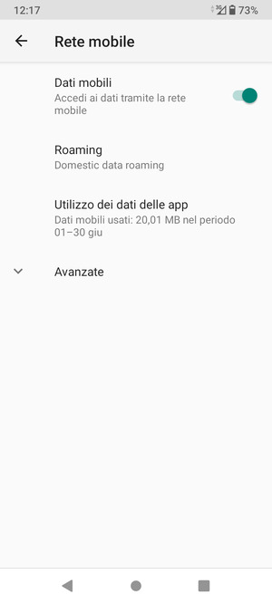 Seleziona Avanzate