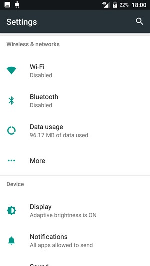 Select Wi-Fi