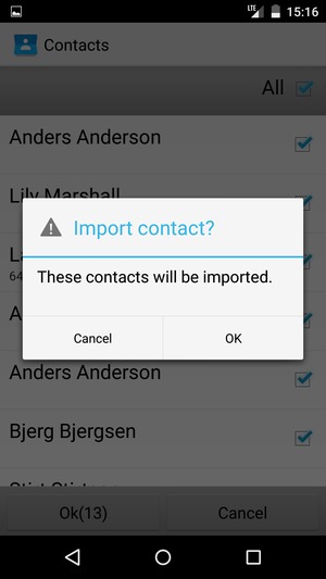 Select OK