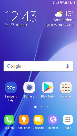 Vælg Apps