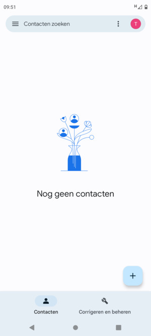 Selecteer Corrigeren en beheren