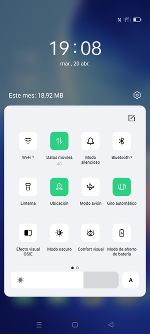 Desactive Ubicación
