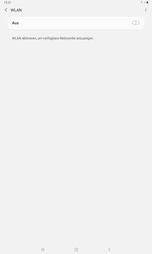 Schalten Sie WLAN ein