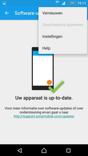 Selecteer Vernieuwen