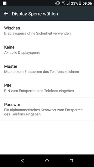 Wählen Sie Muster
