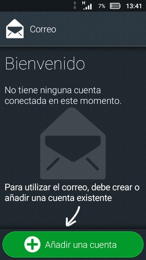 Seleccione Añadir una cuenta