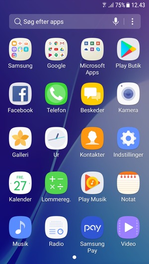 Vælg Samsung