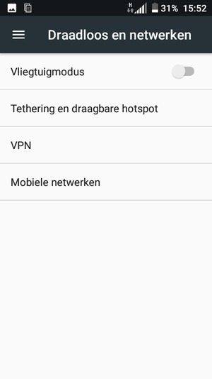 Selecteer Mobiele netwerken