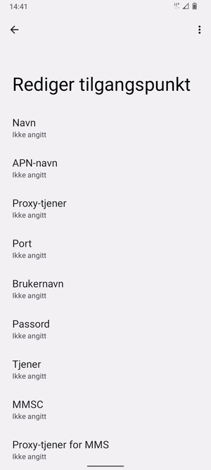Skriv inn MMS-informasjon