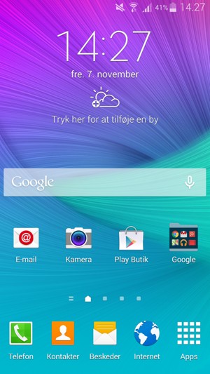 Vælg Apps