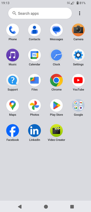 Select Settings