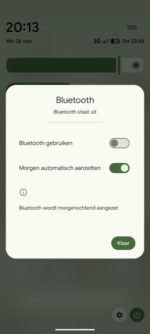 Selecteer Klaar