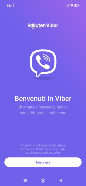 L'app è pronta per l'uso