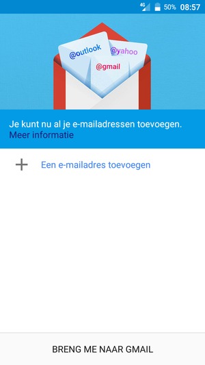 Selecteer Een e-mailadres toevegen 