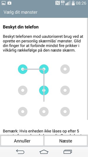 Vælg Næste