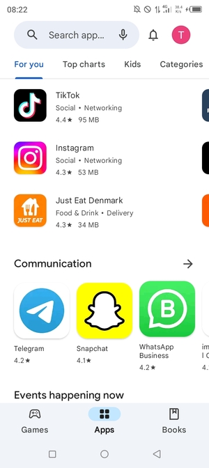 Select the Search bar