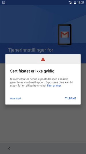 Velg Avansert