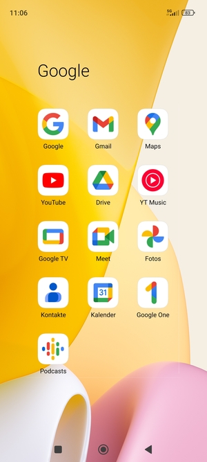 Wählen Sie Gmail