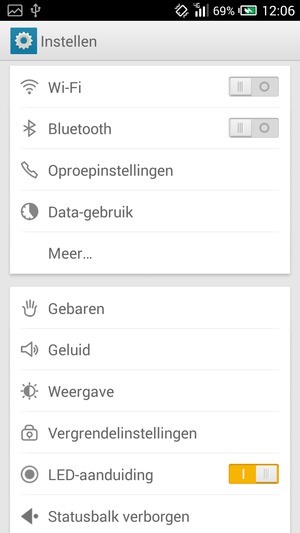 Selecteer Wi-Fi