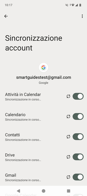 Le tue informazioni verranno sincronizzate