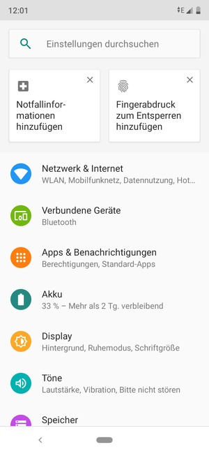 Wählen Sie Netzwerk & Internet