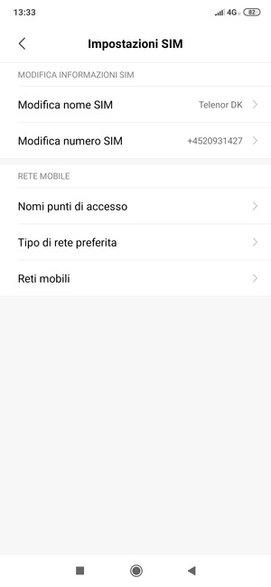 Seleziona Reti mobili
