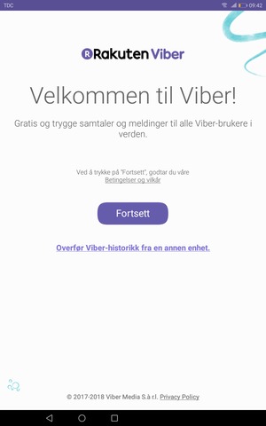 Applikasjonen er klar til bruk