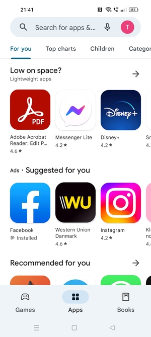 Select the Search bar