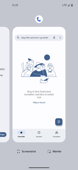 Swipe apps opad for at lukke dem