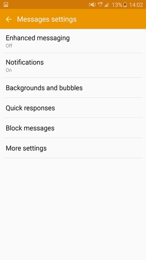 Select More settings