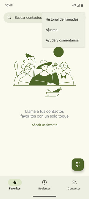 Seleccione Ajustes