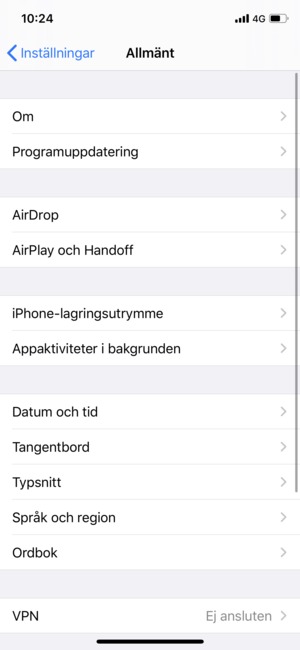 Välj Programuppdatering