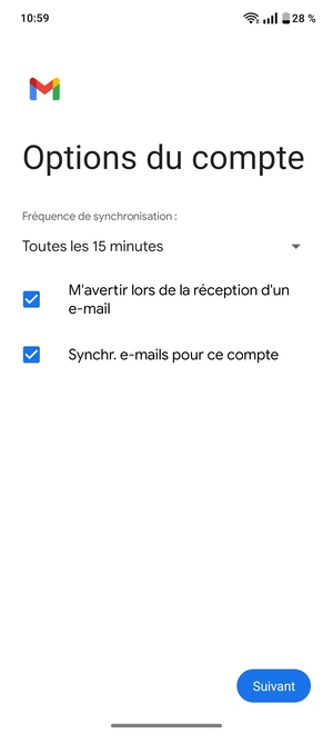 Sélectionnez Suivant