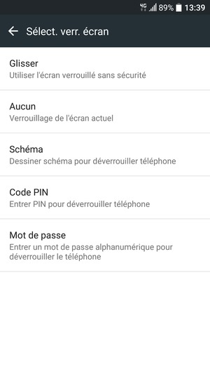 Sélectionnez Schéma