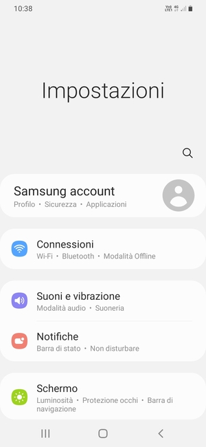 Seleziona Connessioni