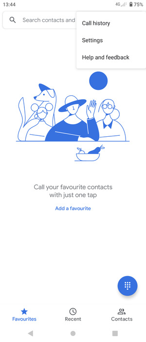 Select Settings