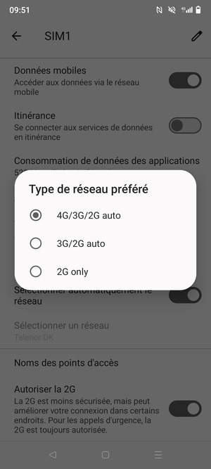 Sélectionnez votre option préférée