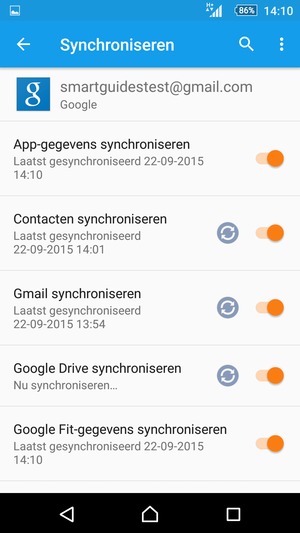 Uw contactpersonen van Google worden nu gesynchroniseerd met uw Xperia