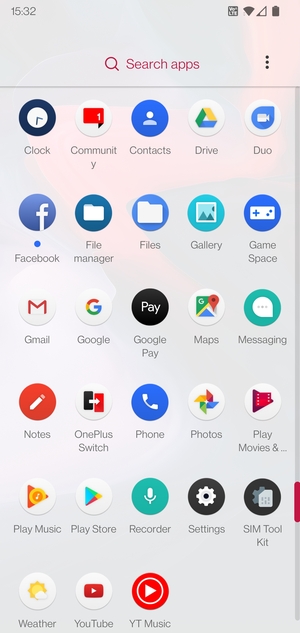 Scroll to and select Settings