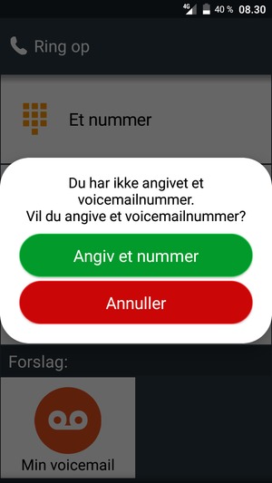 Vælg Angiv et nummer