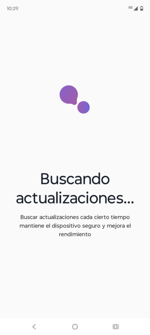 Espere a que la búsqueda termine