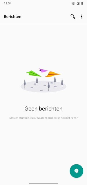 Selecteer de Menu-knop