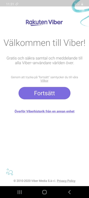 Din app är redo att användas